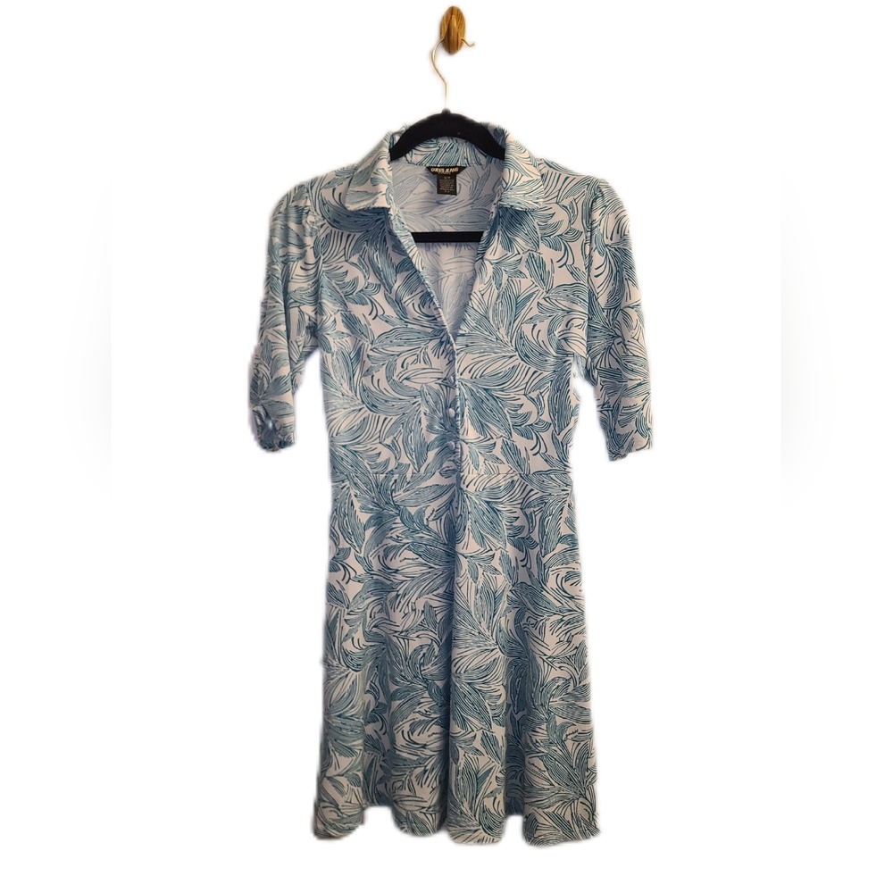 Guess Jeans Tropical Print Secretary Dress